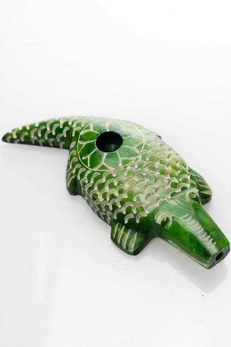 Alligator shape stone pipe- - One Wholesale