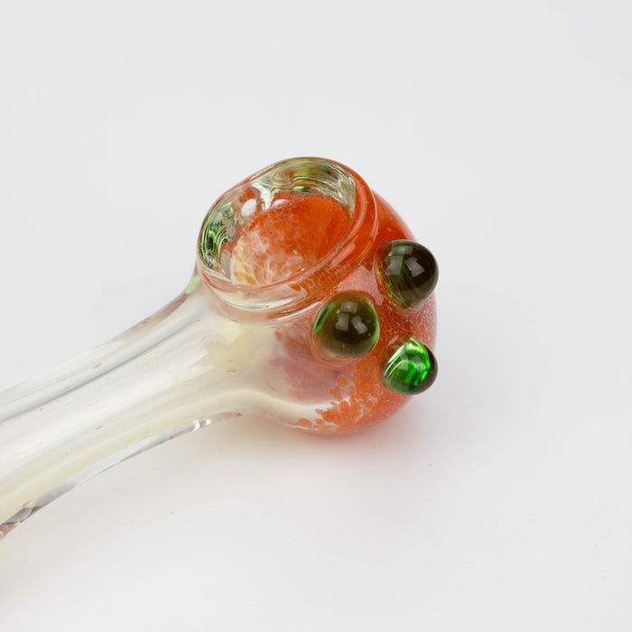 3" soft glass hand pipe [9186] Pack of 2