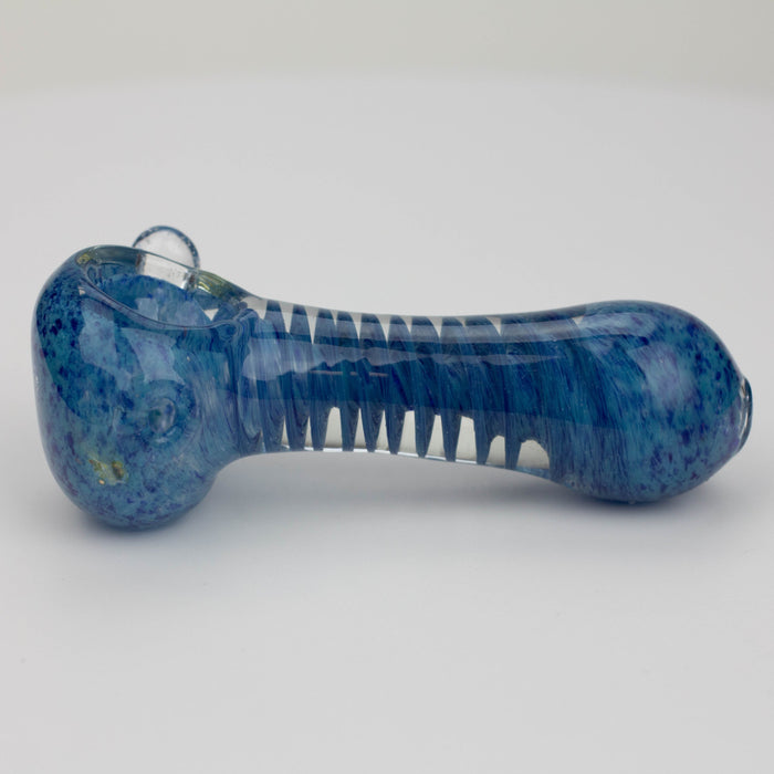 3" soft glass hand pipe [9187] Pack of 2 Glass Pipe ONE