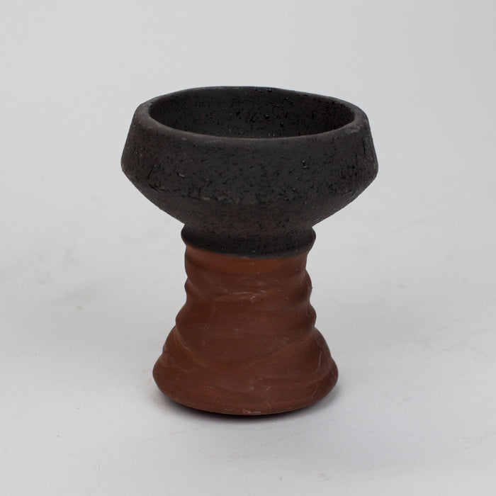 Clay Hookah Bowl [MD2213] Bowl · Popper Canadian Distributor Black