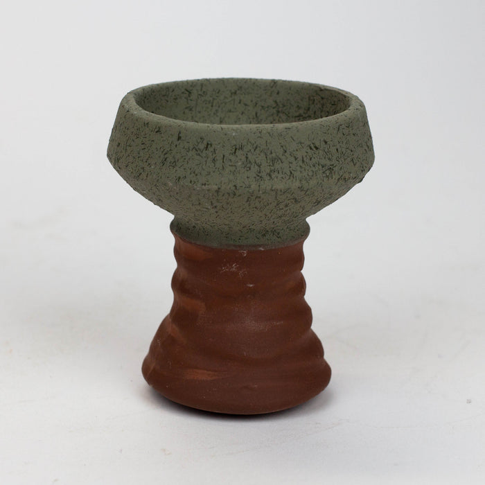 Clay Hookah Bowl [MD2213] Bowl · Popper Canadian Distributor Green