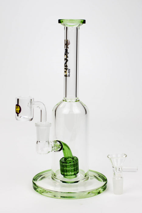 8" HAZE 2-in-1 shower head diffuser Dab Rig-Green - One Wholesale