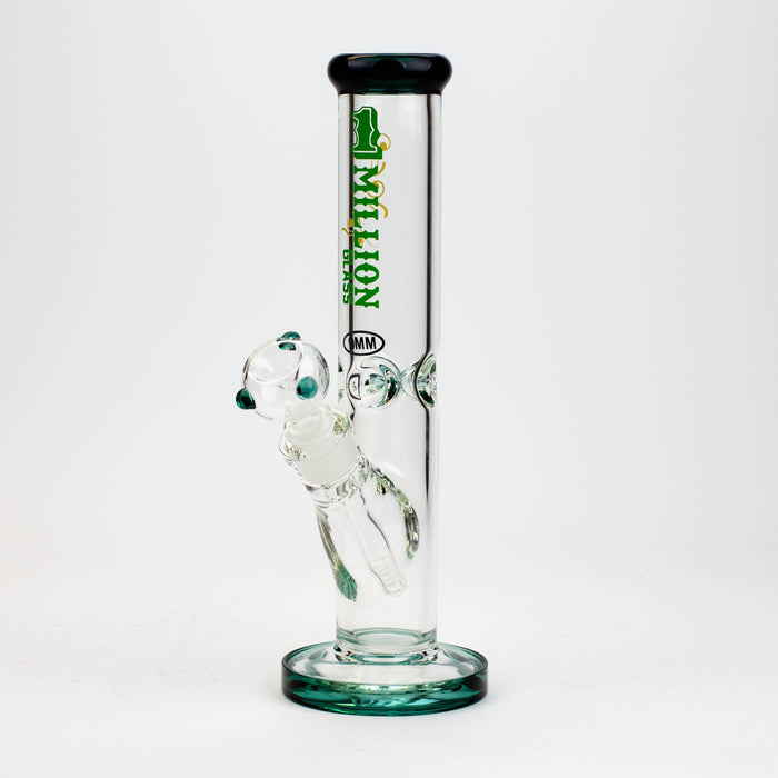 11" 1-MILLION Glass / 9mm / glass tube water bong Glass Bong Canadian Distributor B Green