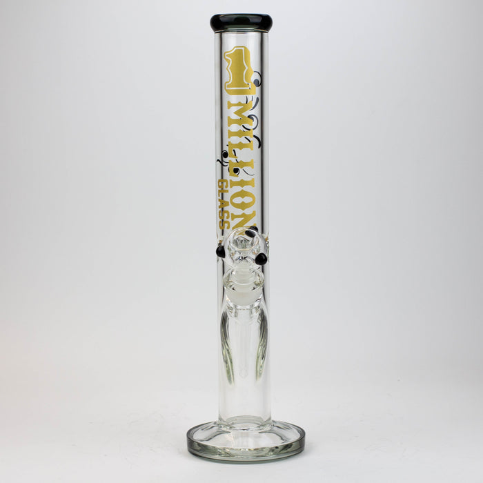 16" 1-MILLION Glass / 9mm / glass tube water bong [M004] Glass Bong Canadian Distributor