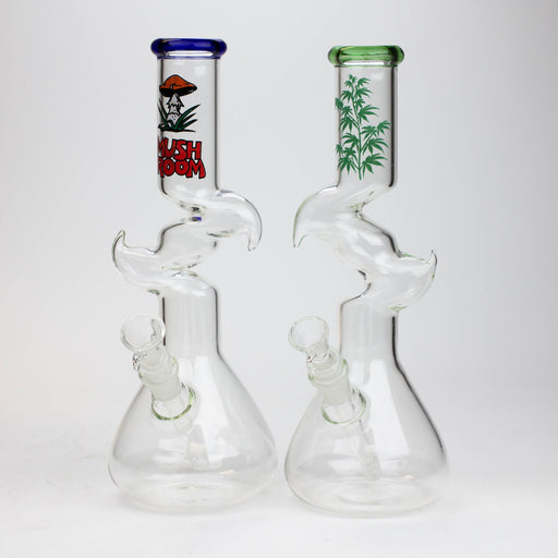 11.5" Zig-zag water bong Beaker Bong ONE