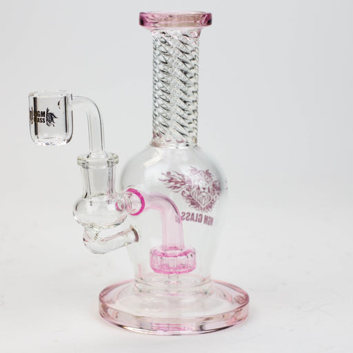 7" Glass Dab Rig Glass Rig Canadian Distributor Pink