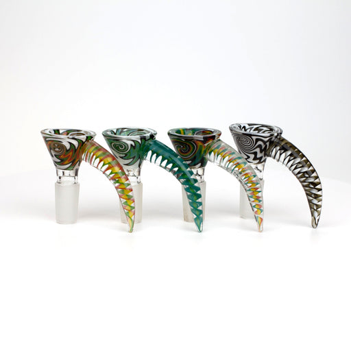 Glass Bowl with horn handle Bowl · Banger · Oil Burner ONE