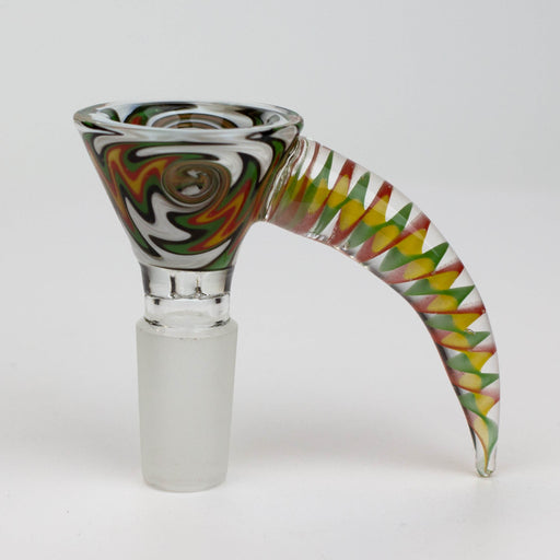 Glass Bowl with horn handle Bowl · Banger · Oil Burner ONE PT502004