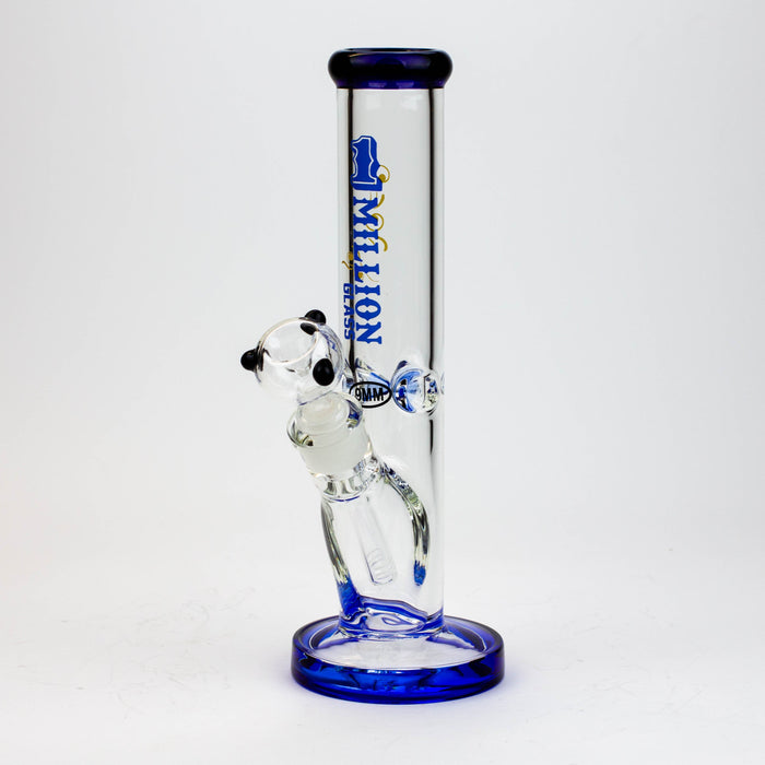 11" 1-MILLION Glass / 9mm / glass tube water bong Glass Bong Canadian Distributor Blue