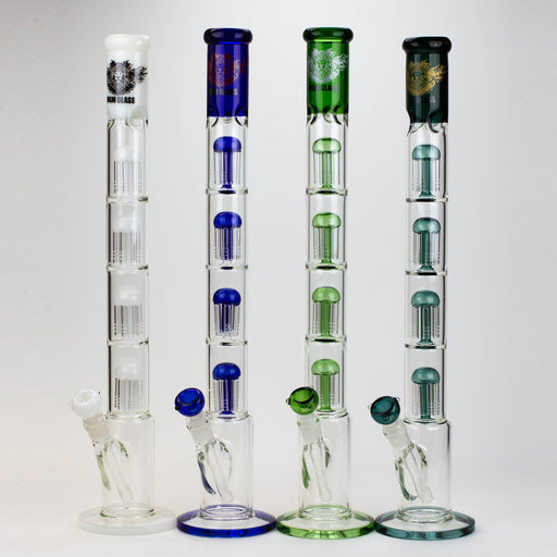 23" Quad-percolator glass Bong Glass Bong Canadian Distributor
