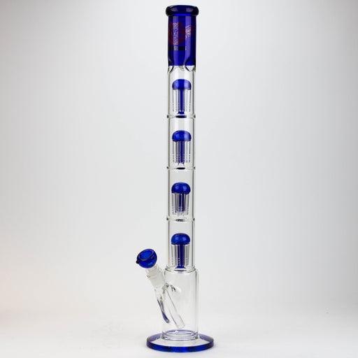 23" Quad-percolator glass Bong Glass Bong Canadian Distributor Blue