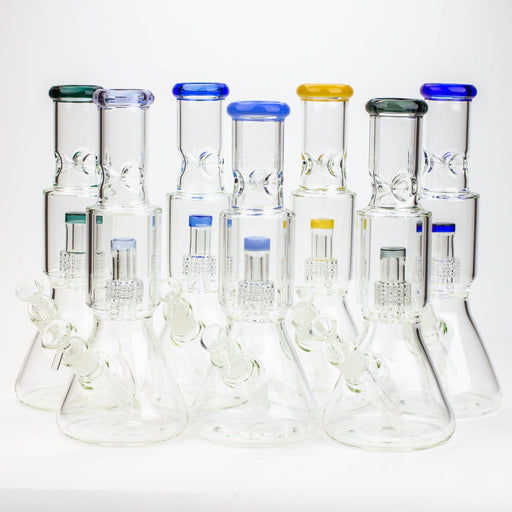 12" Glass Bong with shower head percolator [C2244] Glass Bong Canadian Distributor