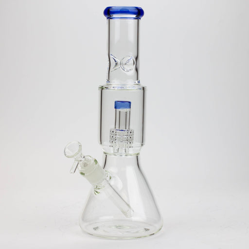 12" Glass Bong with shower head percolator [C2244] Glass Bong Canadian Distributor Light Blue