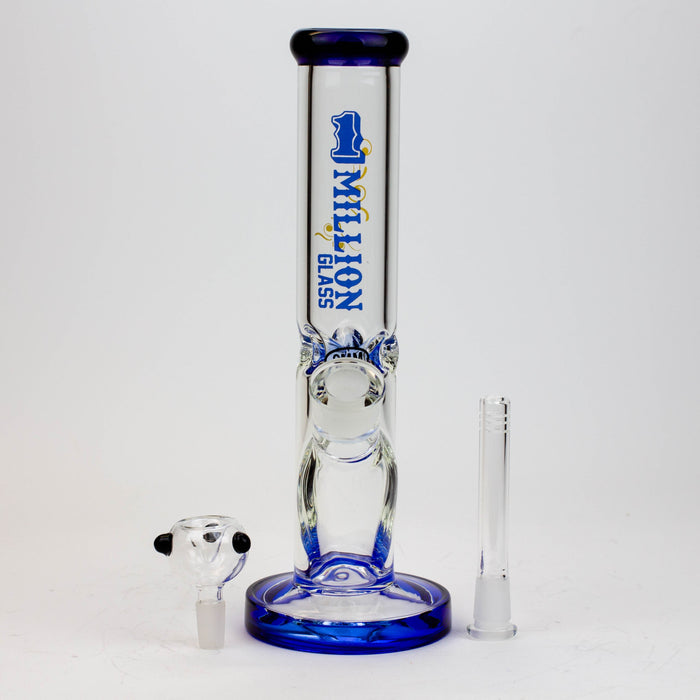 11" 1-MILLION Glass / 9mm / glass tube water bong