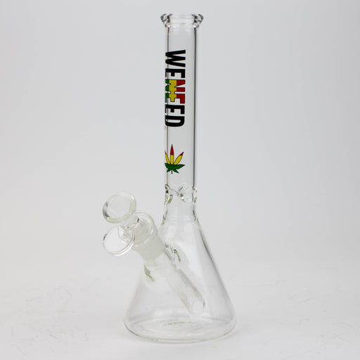 WENEED®-10" WENEED Classic Beaker Glass Bong WENEED® Clear