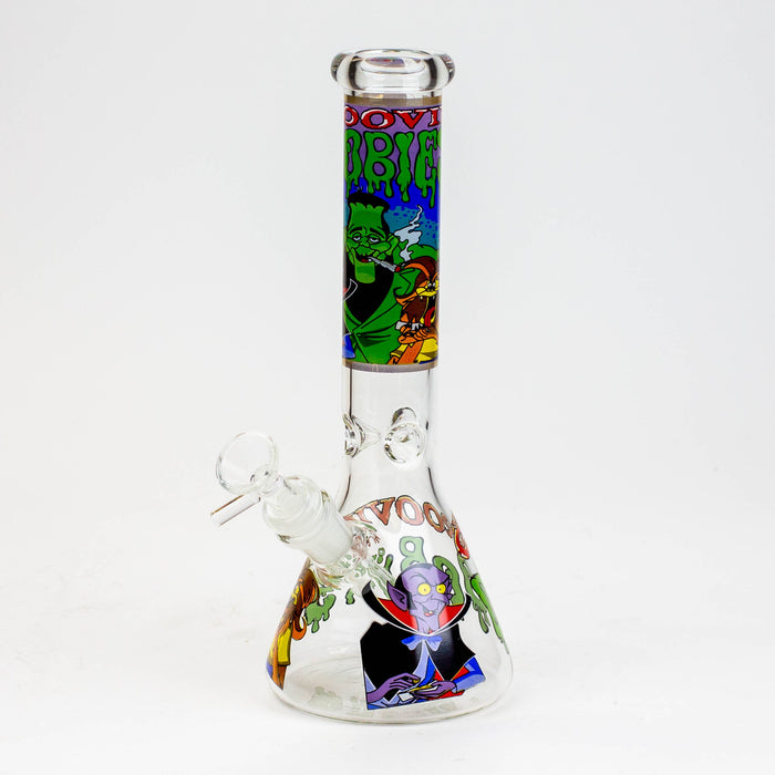 10" Cartoon glass water bong Glass Bong BANKA Graphic A