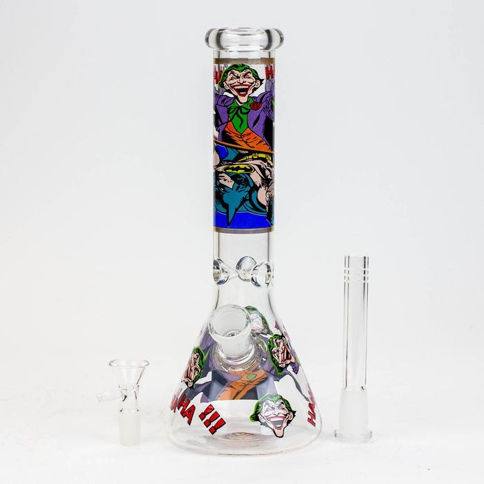 10" Cartoon glass water bong Glass Bong BANKA