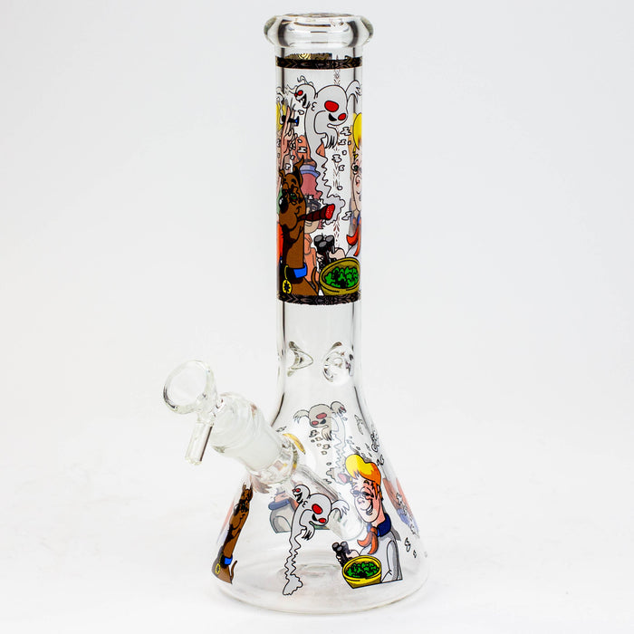 10" Cartoon glass water bong Glass Bong BANKA Graphic D