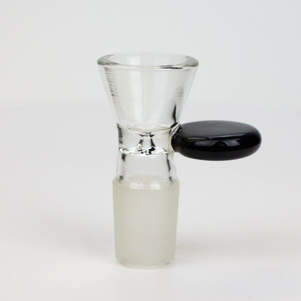 Thick glass bowl with handle for 18 mm female Joint — Bong Outlet