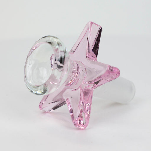 Thick glass bowl with star handle Bowl · Popper ONE Pink