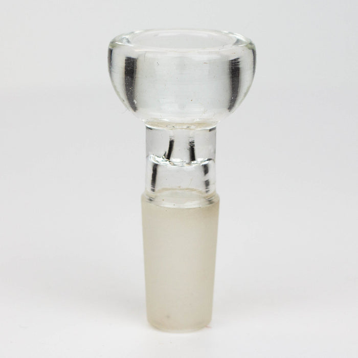 Clear round bowl for 14 mm female Joint