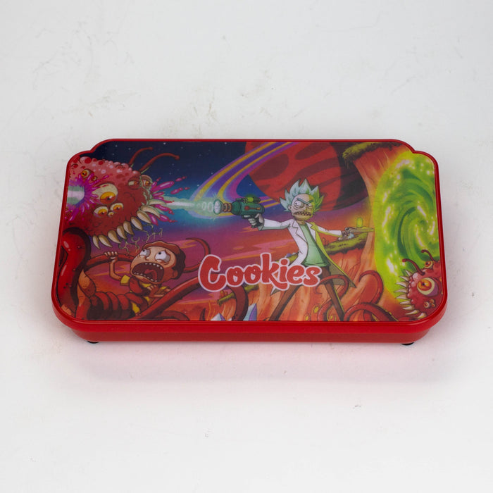 The Cartoon Rechargeable LED Rolling Tray with lid