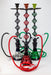 31" 2 hoses Twisted Wrought Metal Hookah [MD2206]- - One Wholesale