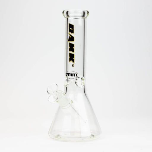 12" DANK beaker 7 mm glass water bong Glass Bong Northern Aurora Trading Ltd Black