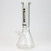 12" WellCann beaker 7 mm glass water bong Glass Bong Northern Aurora Trading Ltd Black