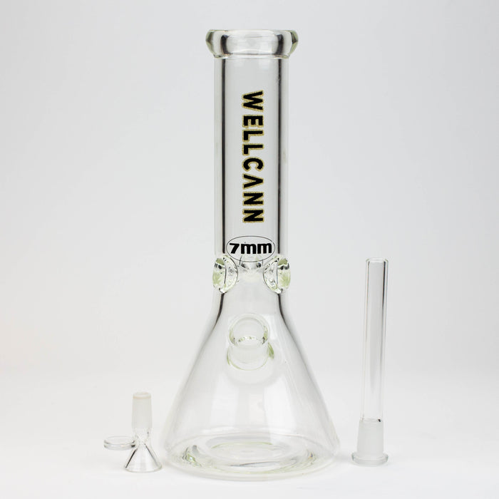12" WellCann beaker 7 mm glass water bong Glass Bong Northern Aurora Trading Ltd