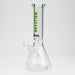 12" WellCann beaker 7 mm glass water bong Glass Bong Northern Aurora Trading Ltd Green