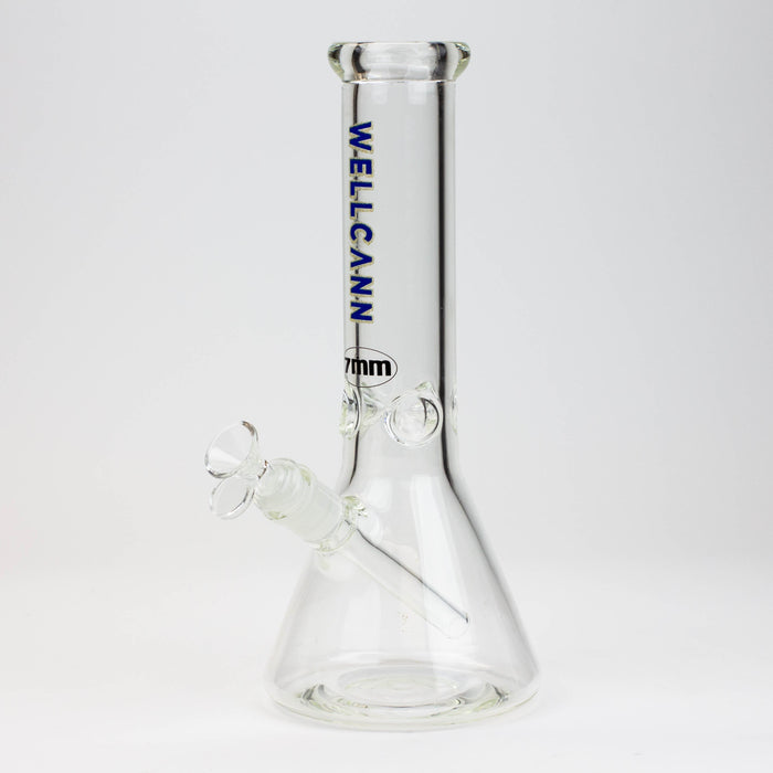 12" WellCann beaker 7 mm glass water bong Glass Bong Northern Aurora Trading Ltd Blue