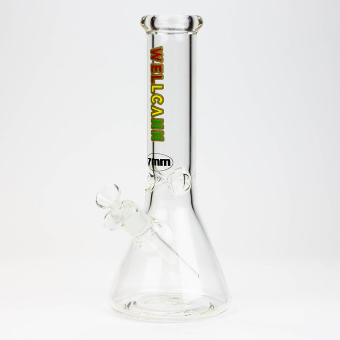 12" WellCann beaker 7 mm glass water bong Glass Bong Northern Aurora Trading Ltd Rasta