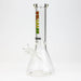 12" WellCann beaker 7 mm glass water bong Glass Bong Northern Aurora Trading Ltd Rasta