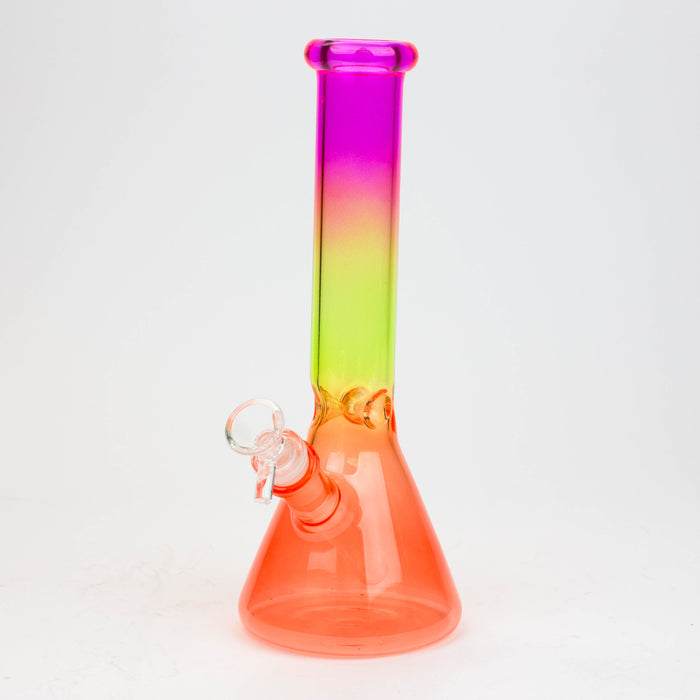 10" Multi color glass water bong Glass Bong BANKA PK-OR