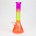 10" Multi color glass water bong Glass Bong BANKA PK-OR