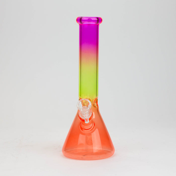 10" Multi color glass water bong Glass Bong BANKA