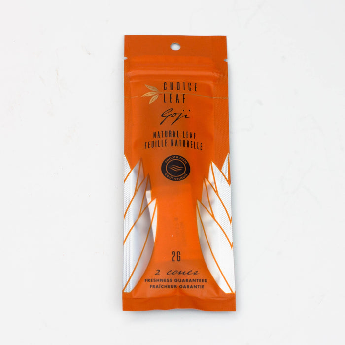 Choice Leaf - Goji Cones (Pack of 2) - 1 Pack Leaf Wrap ONE 2 g