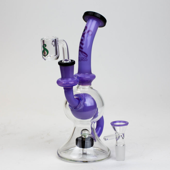 8" SOUL Glass 2-in-1 recycler bong [S2084]