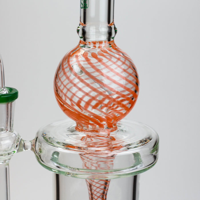 9" SOUL Glass 2-in-1 recycler bong [S2093] Glass Bong Canadian Distributor
