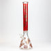 20" Skull Patterned 9 mm glass water bong ( GBT2101 ) Beaker Bong ONE B-Red
