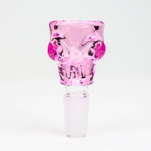 Skull shape glass Small bowl for 14 mm female Joint Bowl · Popper ONE Pink
