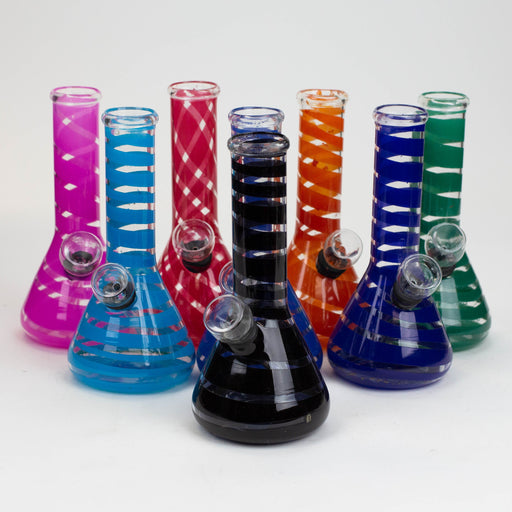 6" glass water bong Beaker Bong ONE