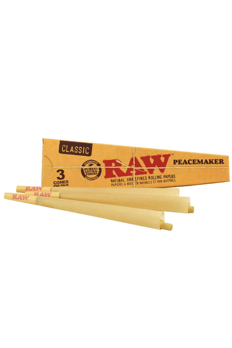 RAW CLASSIC PRE-ROLLED PEACEMAKER CONES - 16 packs Pre-rolled Cone (Bulk / Tower) ONE
