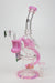 9" SOUL Glass 2-in-1 cube recycler bong-Pink - One Wholesale