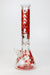 16" SOUL glass BEE / 9 mm / beaker glass bong  [S2076]-Red - One Wholesale