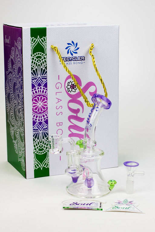 8" SOUL Glass 2-in-1 Mushroom Dab Rig Glass Rig Canadian Distributor