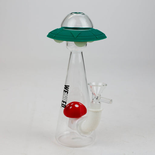 WENEED®- 7.5" Silicone UFO Water Pipe Resin · Silicone · Plastic Bong WENEED® Green