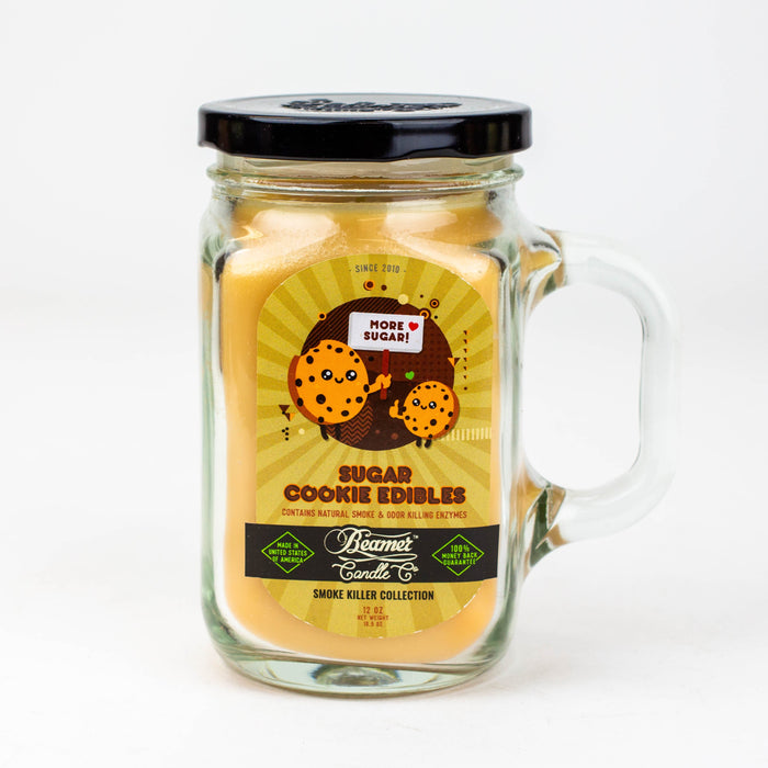 Beamer Candle Co. Ultra Premium Jar Smoke killer collection candle-Sugar cookie edibles - One Wholesale
