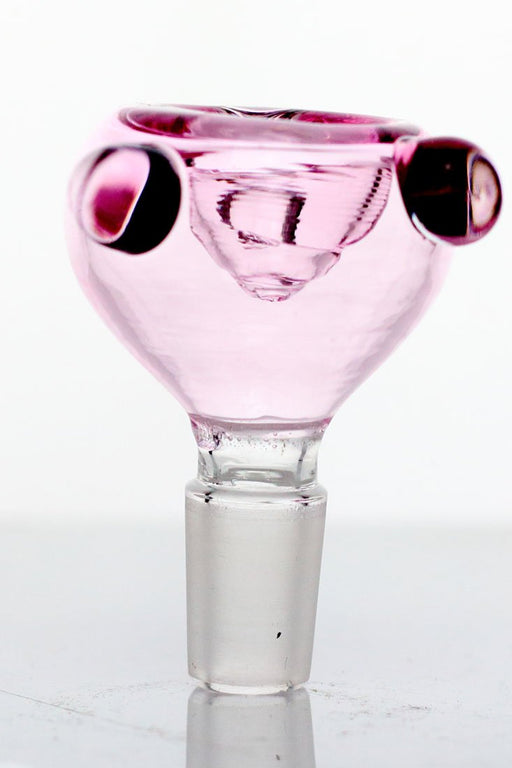 Glass round bowl Bowl · Popper ONE Pink 14 mm Female Joint